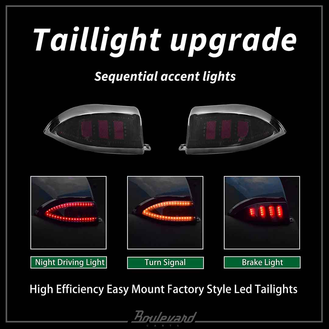 NOKINS Golf Cart Deluxe Plus LED Light Kit for Club Car Precedent - Image 3