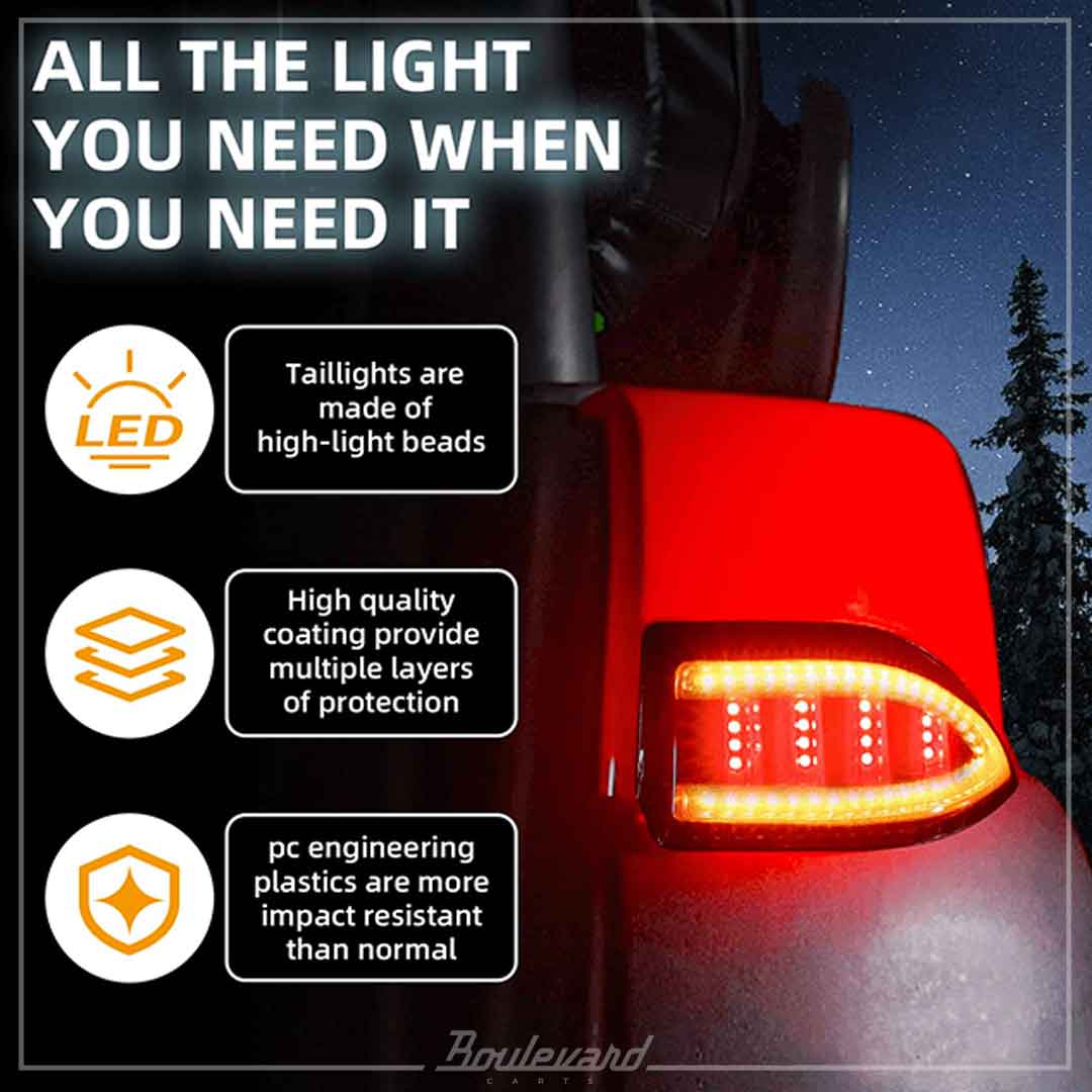 NOKINS Sequential LED Taillights for Club Car Tempo & Onward - Image 2