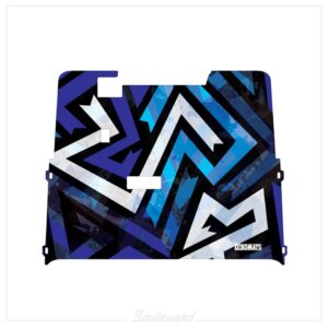 Dekomats: Blue Graffiti Design