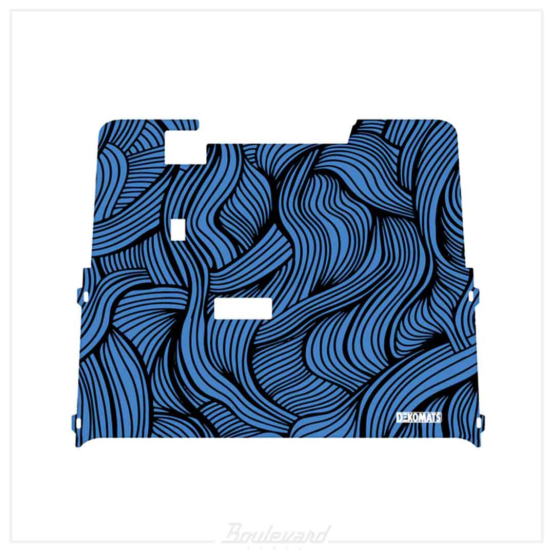 Dekomats: Blue Intertwined Design