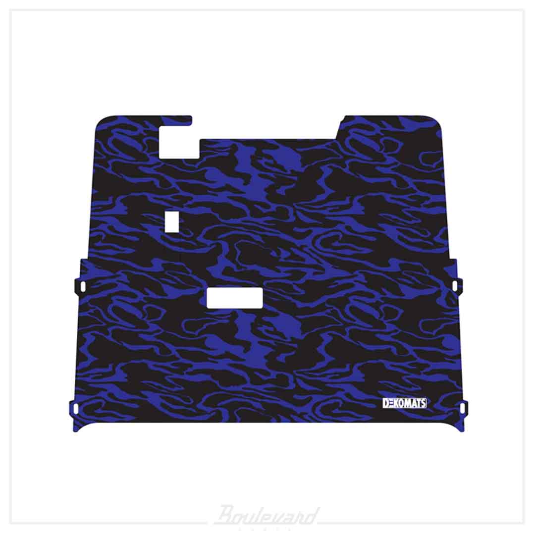 Dekomats: Blue Modern Camo Design