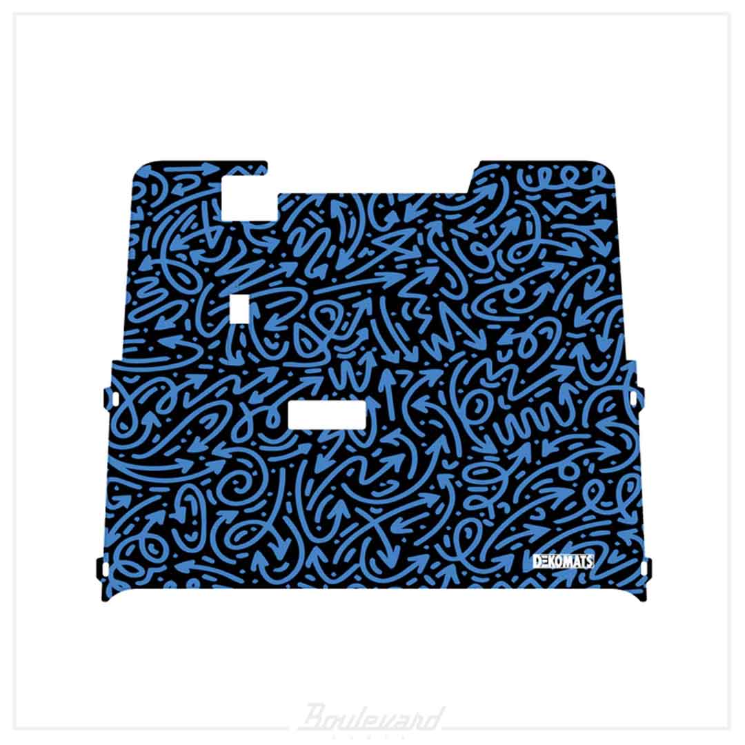 Dekomats: Blue Pen n' Paper Design