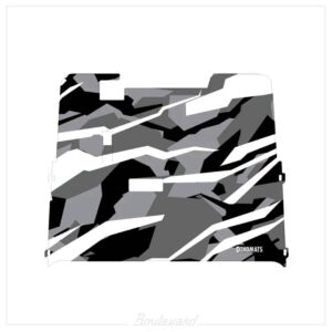 dekomats-grayscale-abstract-camo-design Dekomats: White Abstract Camo Design