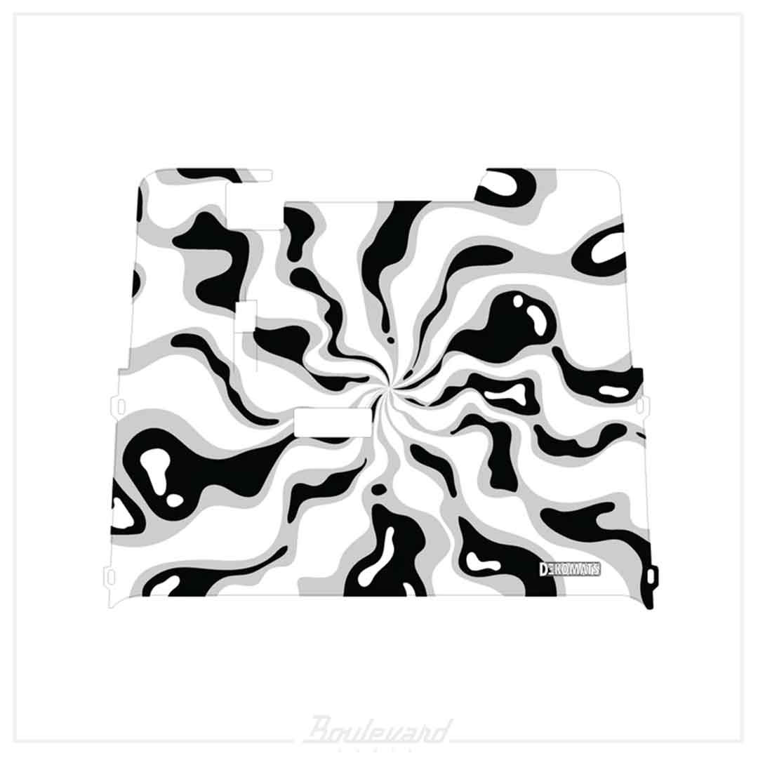 Dekomats: Grayscale Ripple Design