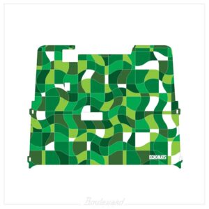 dekomats-green-geometric-design Dekomats: Green Geometric Design