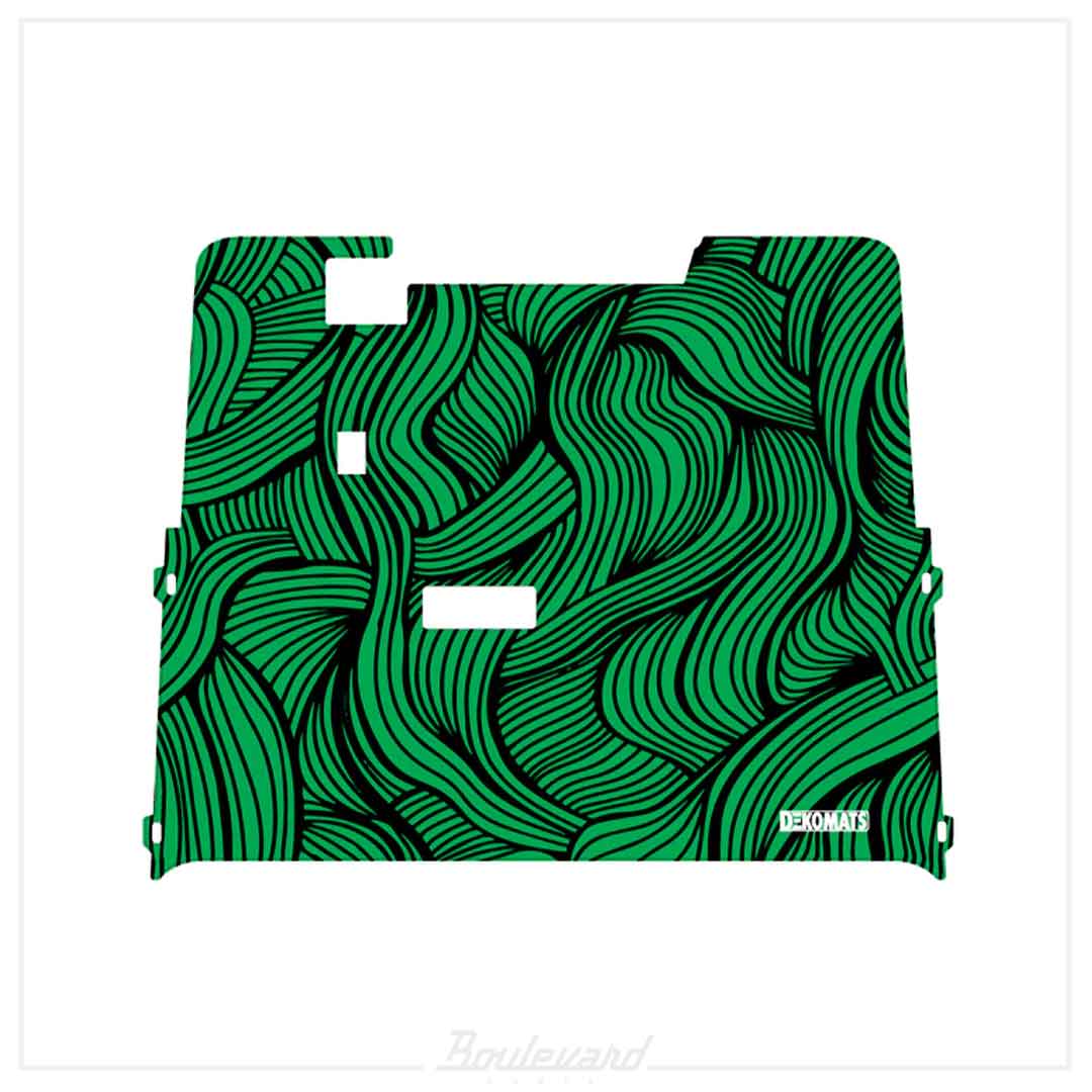 Dekomats: Green Intertwined Design