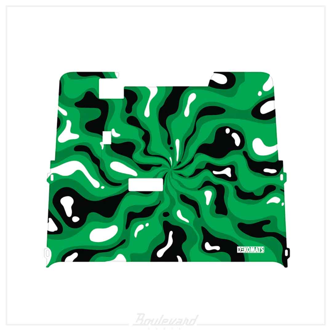 Dekomats: Green Ripple Design