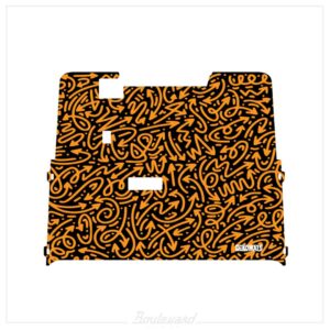 dekomats-orange-pen-and-paper-design Dekomats: Orange Pen n' Paper Design