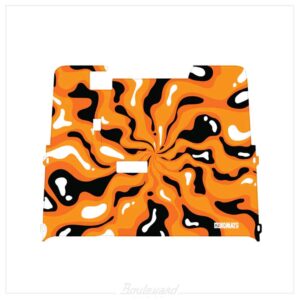 dekomats-orange-ripple-design Dekomats: Orange Ripple Design