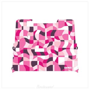 dekomats-pink-geometric-design Dekomats: Pink Geometric Design