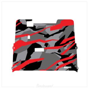 dekomats-red-abstract-camo-design Dekomats: Red Abstract Camo Design