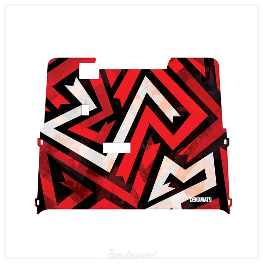 Dekomats: Red Graffiti Design