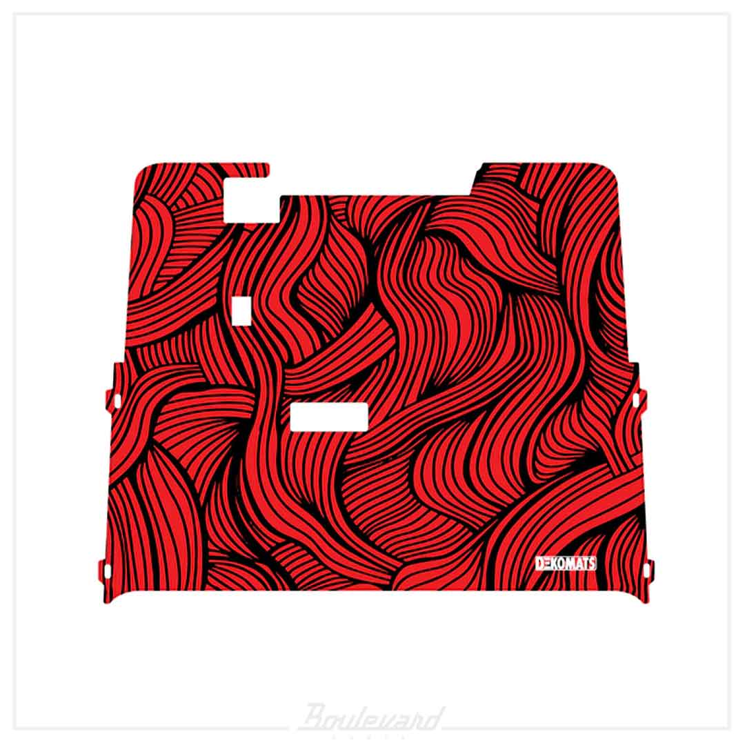 Dekomats: Red Interwined Design