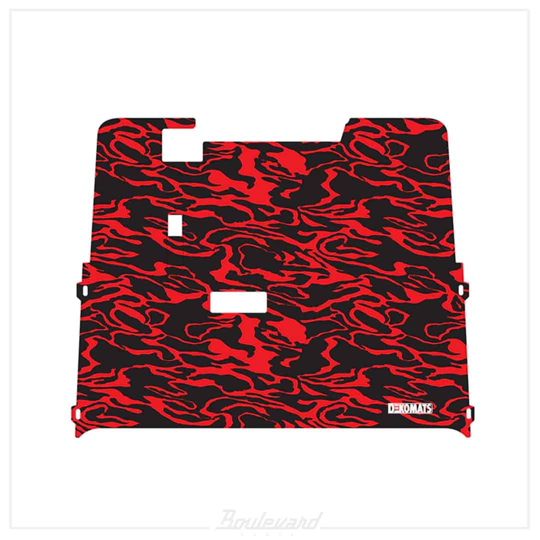 Dekomats: Red Modern Camo Design