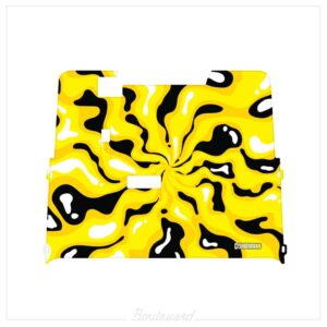 dekomats-yellow-ripple-design Dekomats: Yellow Ripple Design