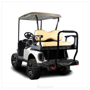 EZGO RXV MadJax® Genesis 300 Rear Seat with Deluxe Sandstone Seat Cushions (Years 2008-Up) EZGO RXV MadJax® Genesis 300 Rear Seat with Deluxe Sandstone Seat Cushions (Years 2008-Up)