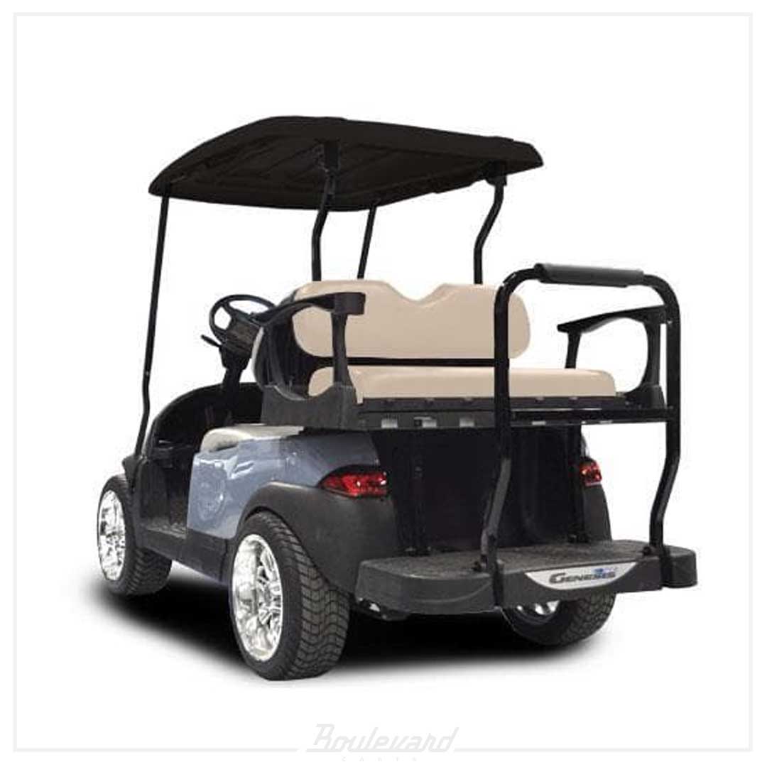 EZGO RXV MadJax® Genesis 300 Rear Seat with Standard Sandstone Seat Cushions (Years 2008-Up)