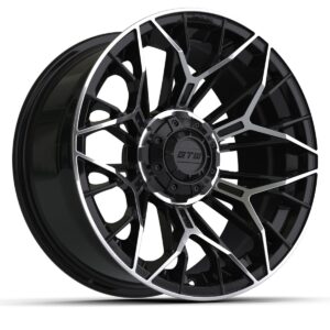 NP-19-328-001 15″ GTW® Stellar Black with Machined Accents Wheel