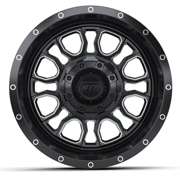14” GTW Volt Black & Machined Wheel - Image 2