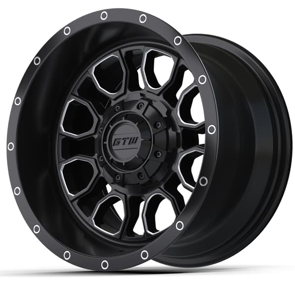 14” GTW Volt Black & Machined Wheel - Image 3