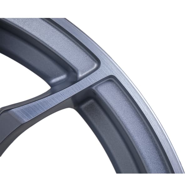 14" GTW Spyder Matte Silver with Machined Accents Wheel - Image 6