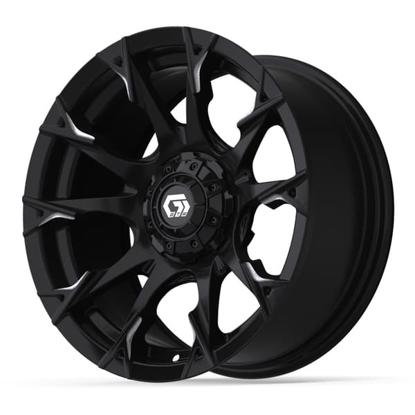 14″ GTW® Diablo Gloss Black with Machined Accents Wheel - Image 3