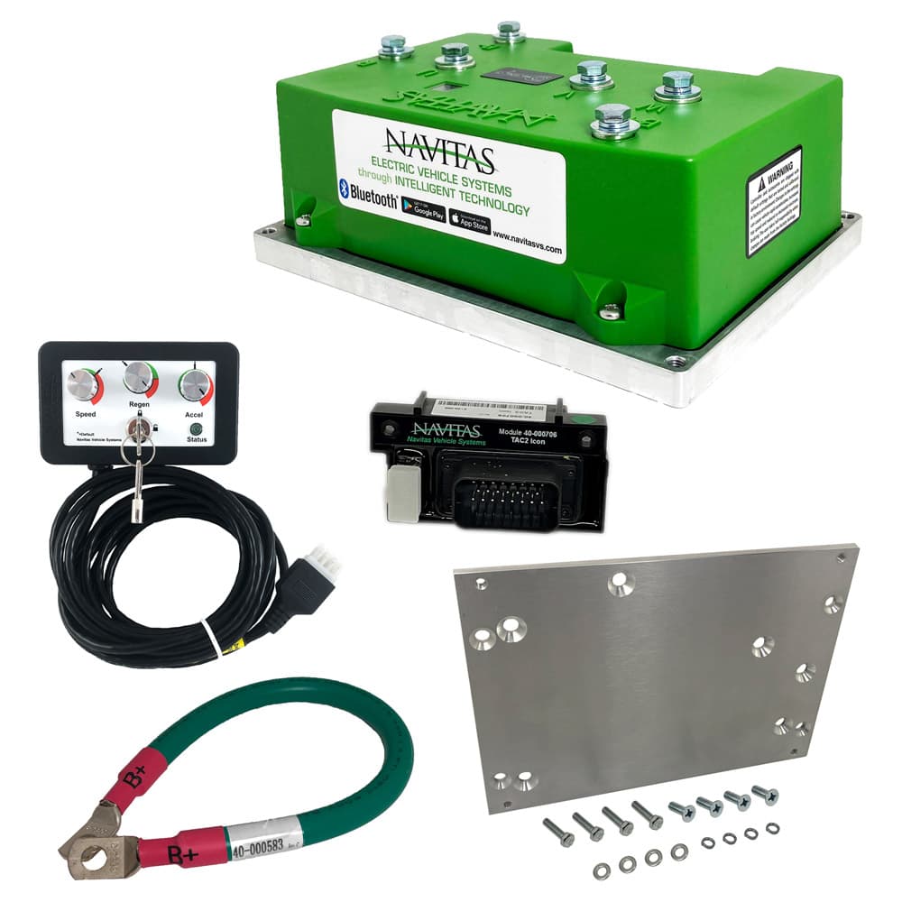 Navitas 600a AC TAC2 Controller Kit with Bluetooth and ICON® EV Advanced EV Harness - 48v