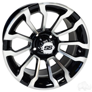 TIR-RX402-001 RHOX RX402 Machined Gloss Black 14x7