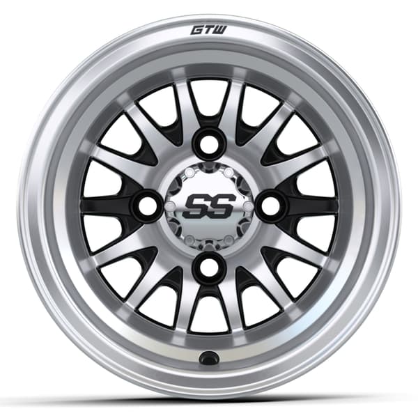 10″ GTW® Medusa Black with Machined Accents Wheel