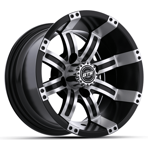 10″ GTW® Tempest Black with Machined Accents Wheel