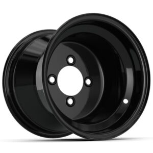 10inch Matte Black Steel Wheel 3-5 Offset 001 10″ Matte Black Steel Wheel (3:5 Offset)