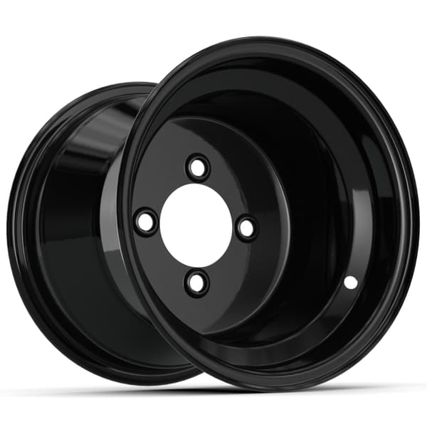 10″ Matte Black Steel Wheel (3:5 Offset)