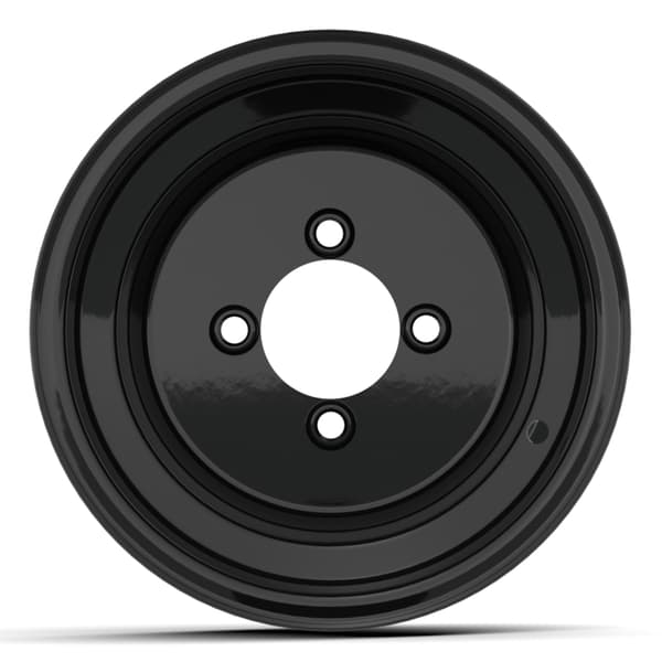 10″ Matte Black Steel Wheel (3:5 Offset)