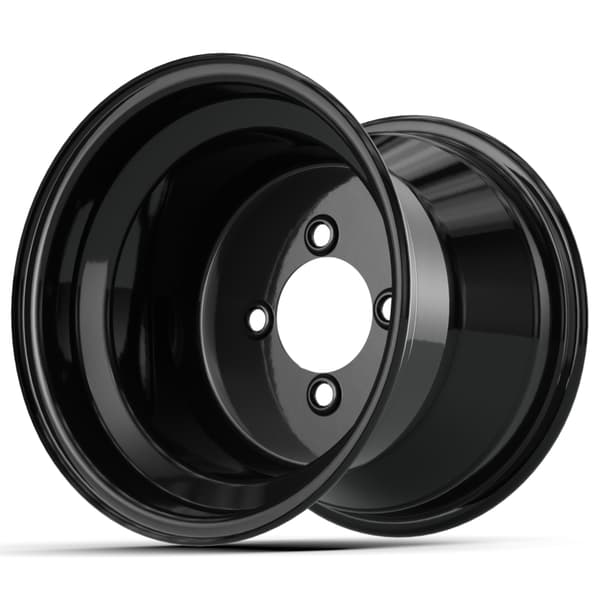 10″ Matte Black Steel Wheel (3:5 Offset)