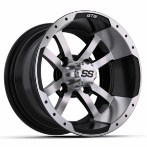 12inch GTW Storm Trooper Black with Machined Accents Wheel 001 12″ GTW® Storm Trooper Black with Machined Accents Wheel
