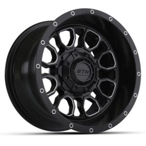 12inch GTW Volt Black & Machined Wheel 001 12” GTW Volt Black & Machined Wheel
