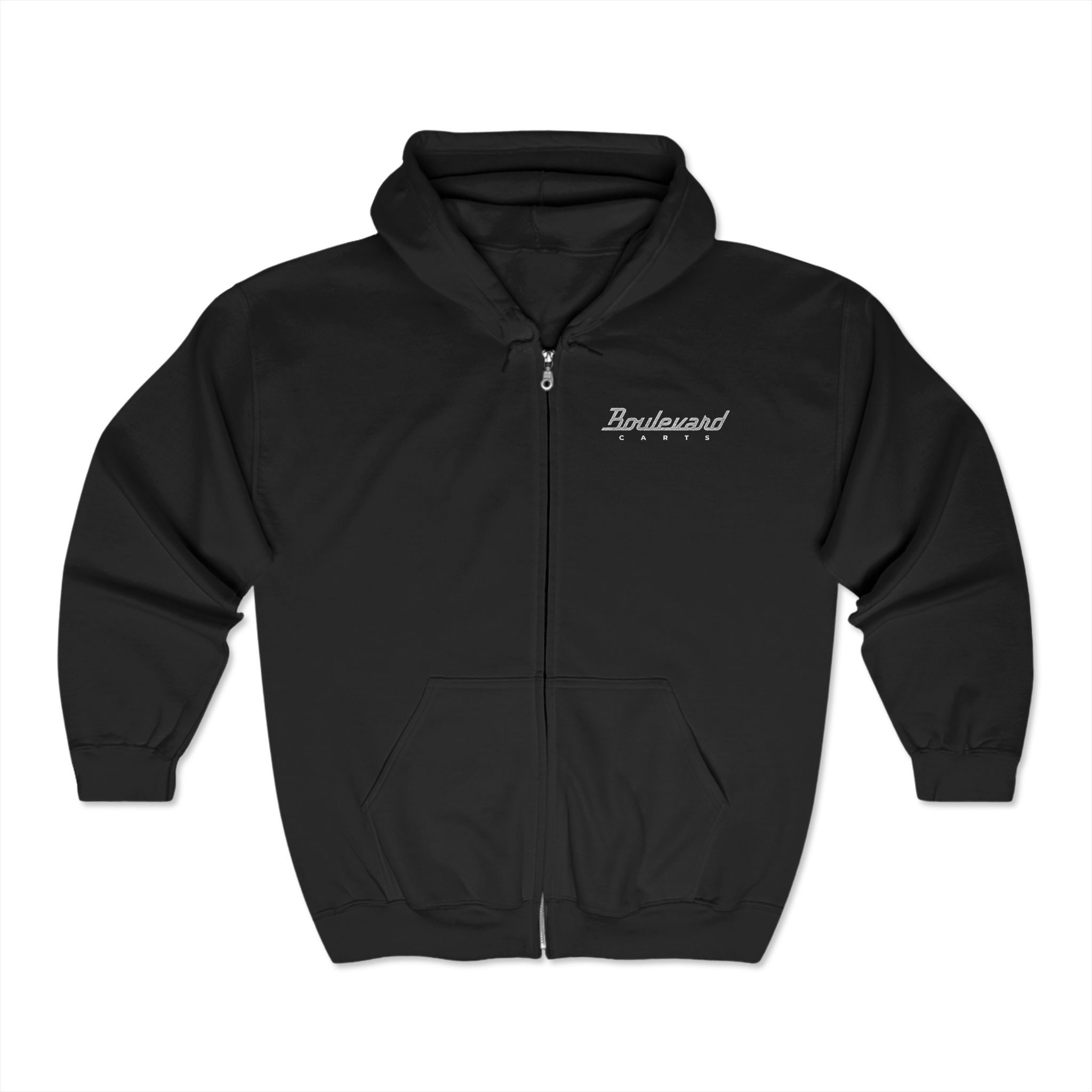 Boulevard - Unisex Full Zip Hoodie - Image 3