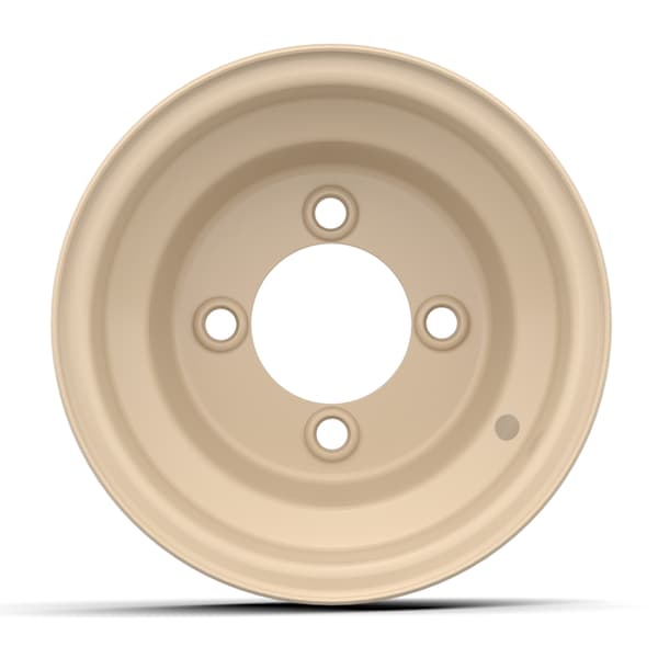 8″ GTW Beige Steel Wheel (Centered)