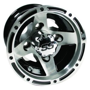 8inch GTW Ranger Black with Machined Accents Wheel 8″ GTW Ranger Black with Machined Accents Wheel
