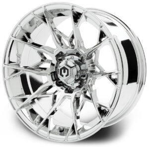 Chrome01 MODZ® Chaos Chrome 15" Golf Cart Wheel