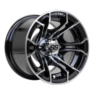 GTW Spyder Machined-Black 10 Inch Wheel 001 GTW Spyder Machined/Black 10 Inch Wheel