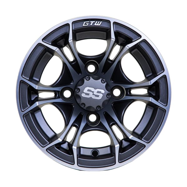 GTW Spyder Machined/Matte Grey 10 Inch Wheel