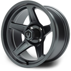 Gunmetal01 MODZ® Drift Gunmetal 14" Golf Cart Wheel