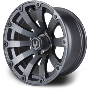 MODZ® Bomber Matte Gunmetal 14" Golf Cart Wheel