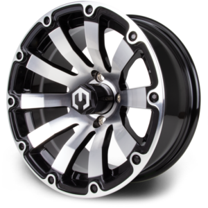MODZ® Bomber Machine & Black 14" Golf Cart Wheel