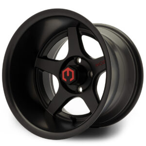 MatteBlack01 MODZ® Maverick Matte Black 14" Golf Cart Wheel