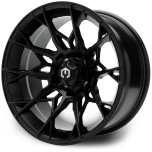 MatteBlack01 MODZ® Chaos Matte Black 15" Golf Cart Wheel