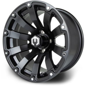 MODZ® Bomber Matte Black 14" Golf Cart Wheel