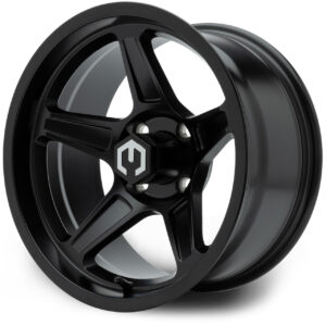 MatteBlack01 MODZ® Drift Matte Black 14" Golf Cart Wheel