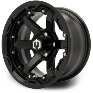 MODZ® Gladiator Matte Black 14" Golf Cart Wheel